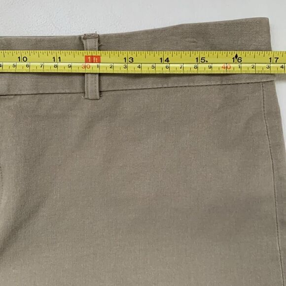 Crew & Ivy Stretch Cotton Blend Beige Women’s Pants Size 12 - Picture 3 of 10